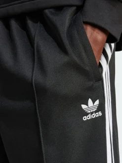 adidas Originals Black Adicolor Baggy Fit Firebird Track Joggers