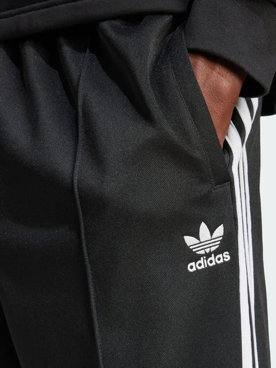adidas Originals Black Adicolor Baggy Fit Firebird Track Joggers