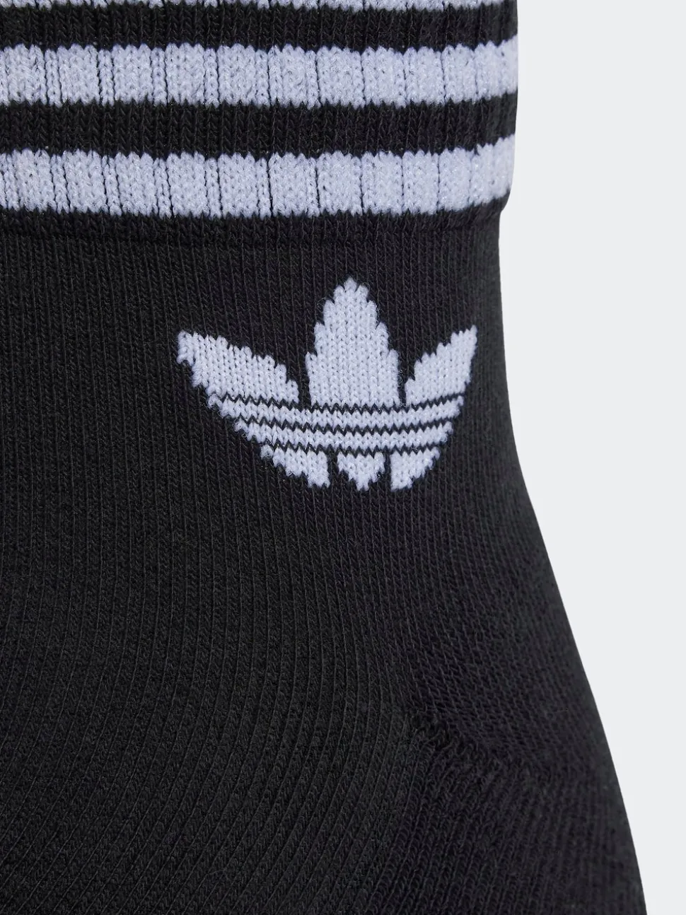 adidas Originals Black Ankle 3-Stripes Crew Socks 3 Pairs