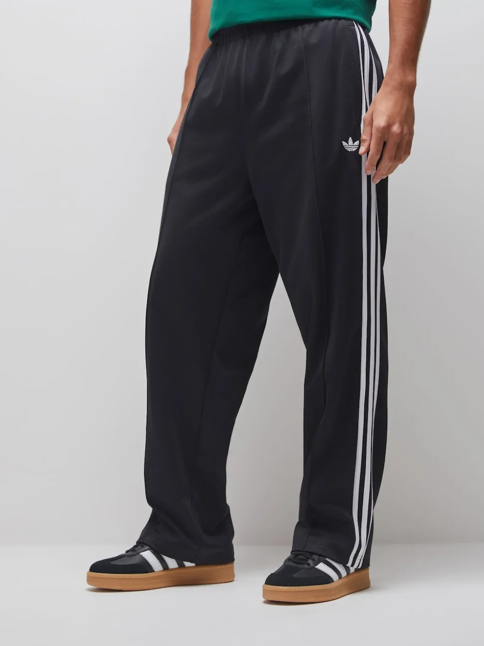 adidas Originals Black Baggy Track Joggers
