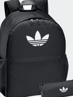 adidas Originals Black Backpack With Pencil Case