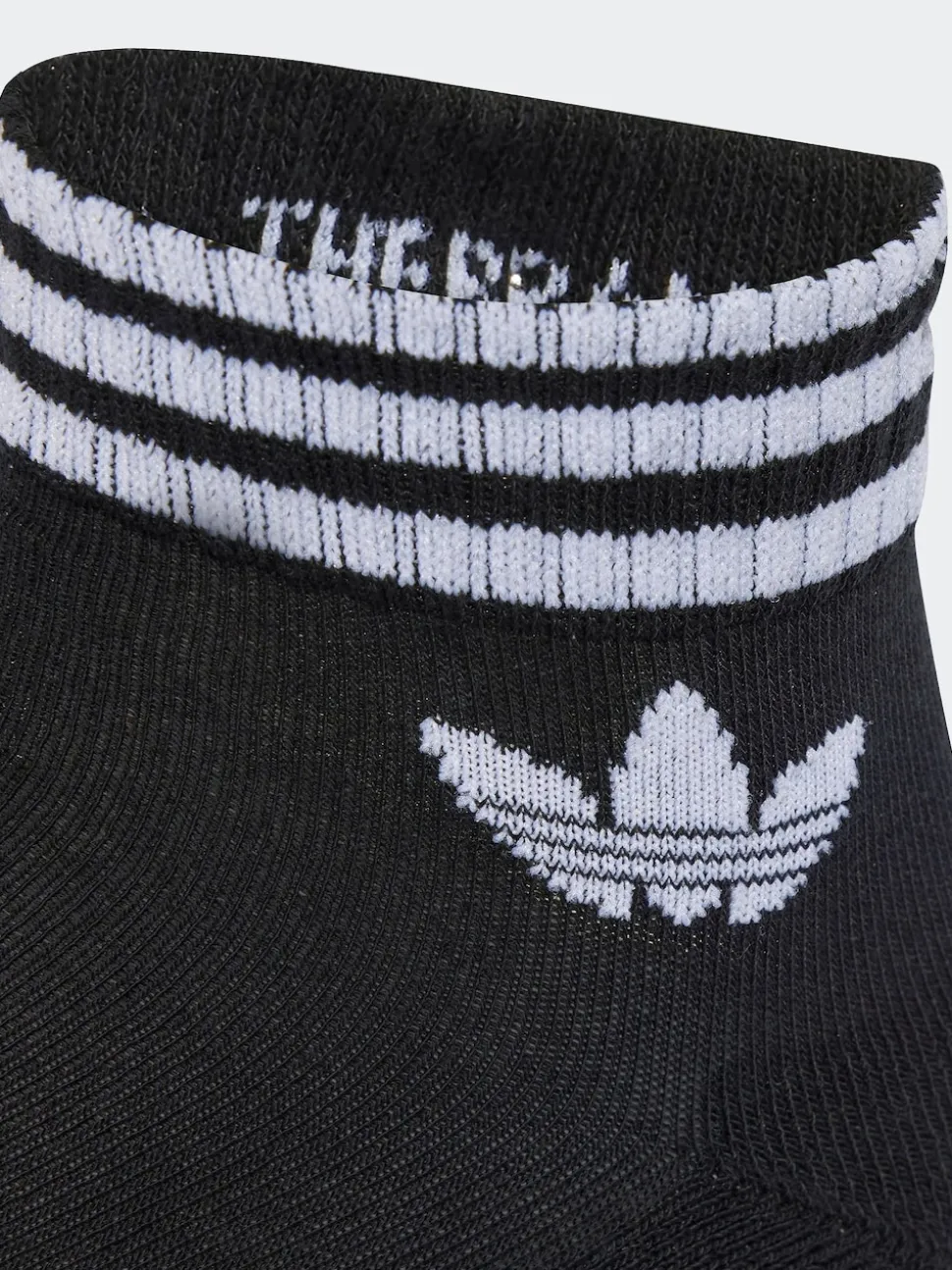 adidas Originals Black Chrome Ankle Socks 3 Pack