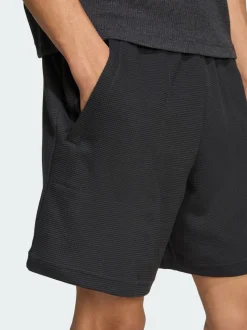 adidas Originals Black Essentials Trefoil Waffle Shorts