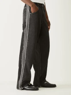 adidas Originals Black Firebird Adicolor Denim Jeans