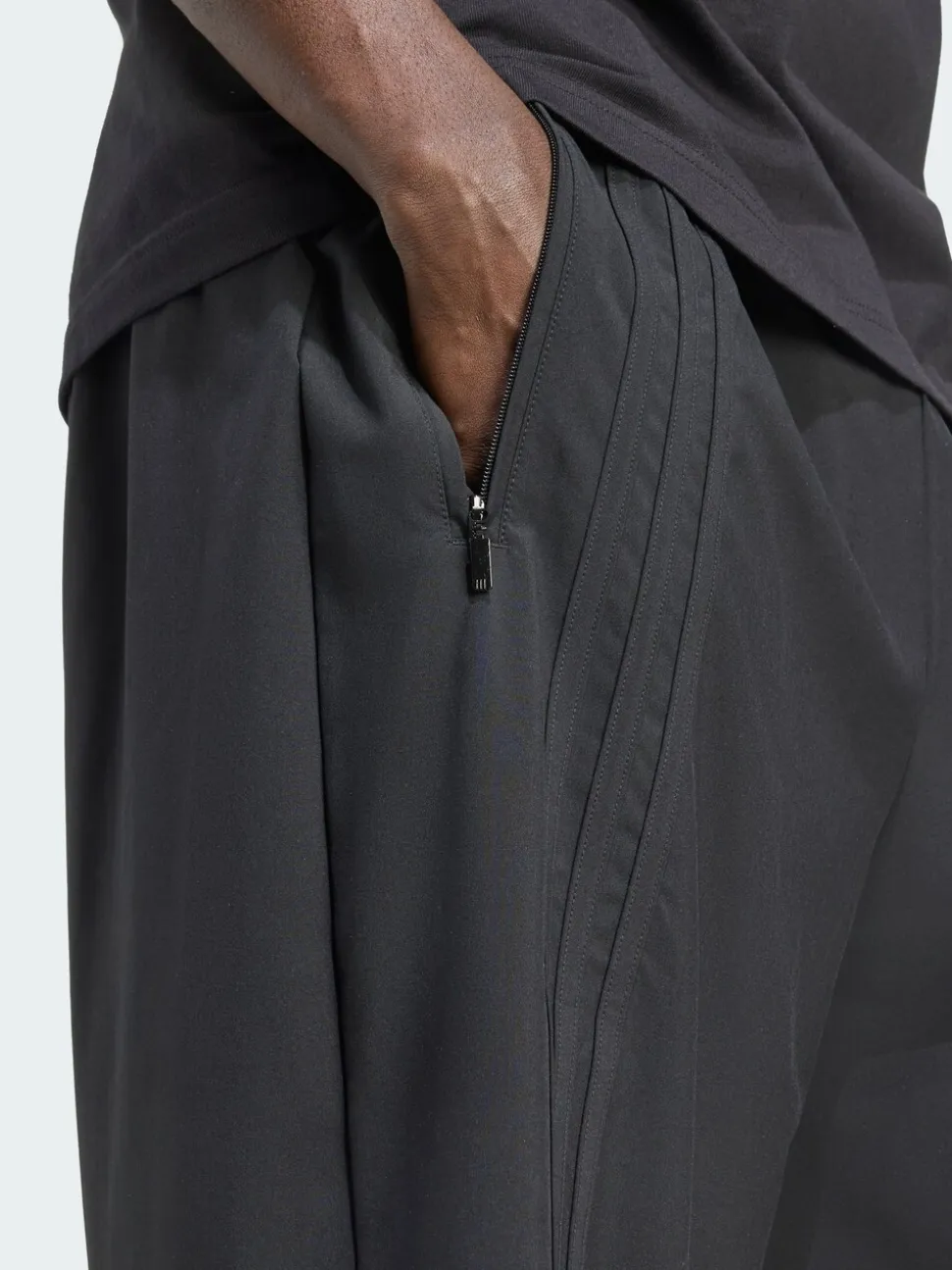 adidas Originals Black Firebird Oversized Nylon Shorts