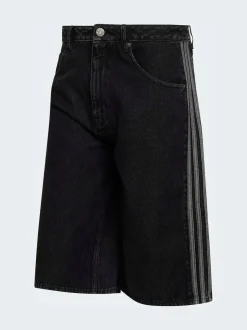 adidas Originals Black Firebird Adicolor Denim Shorts