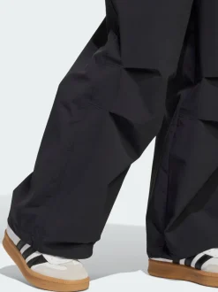 adidas Originals Black Premium Essentials Utility Parachute Tracksuit Bottoms