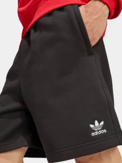 adidas originals Black Trefoil Essentials 7 Inch Fleece Shorts