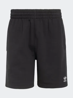 adidas originals Black Trefoil Essentials 7 Inch Fleece Shorts