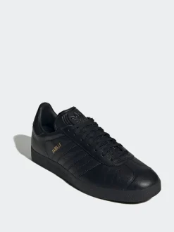 adidas Originals Black/Black Gazelle Trainers