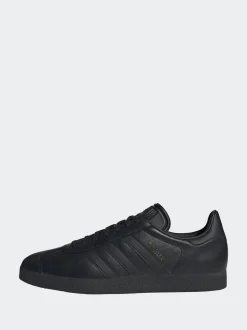 adidas Originals Black/Black Gazelle Trainers