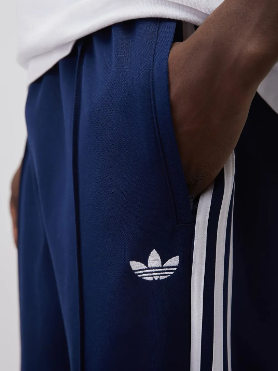 adidas Originals Blue Baggy Track Joggers