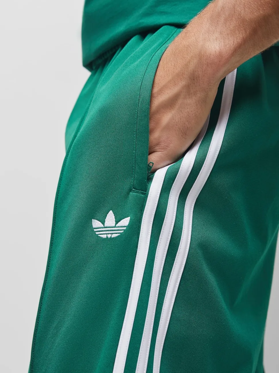 adidas Originals Green Baggy Track Joggers