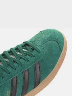 adidas Originals Green/Black Gazelle Trainers