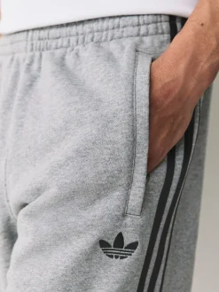 adidas Originals Grey 3 Stripes Shorts