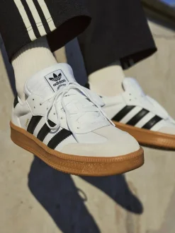 adidas Originals Pearl White XLG Samba Trainers