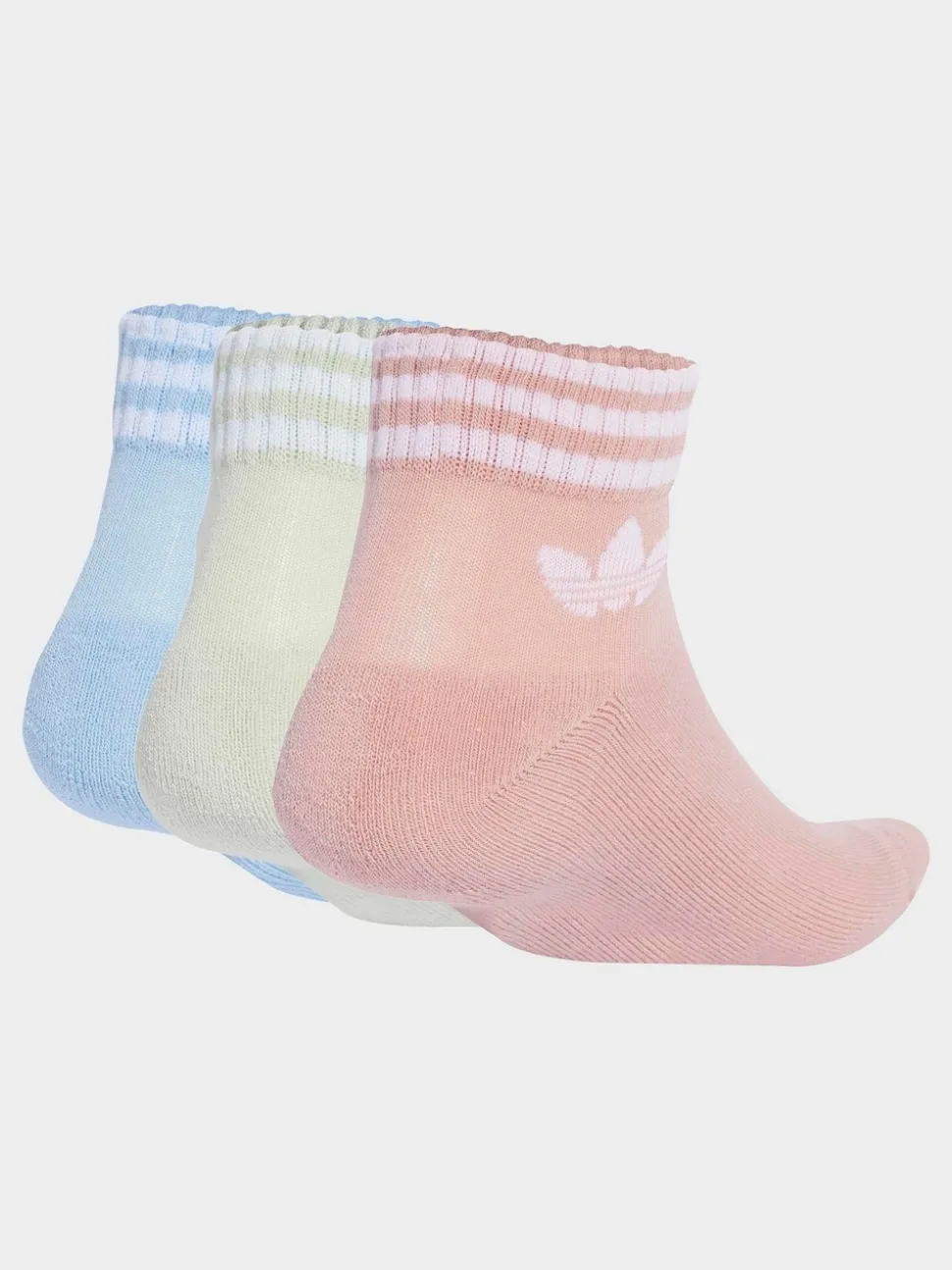 adidas Originals Pink Ankle Socks 3 Pack