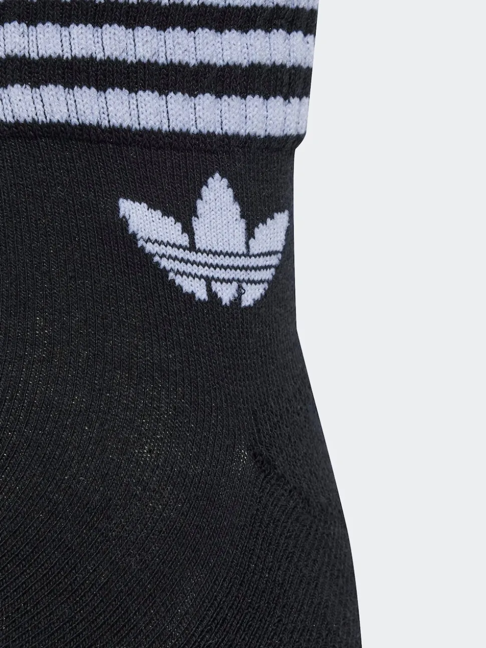 adidas Originals White Chrome Ankle 3-Stripes Crew Socks 3 Pairs