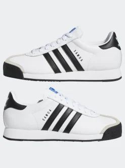 adidas Originals White Samoa Trainers