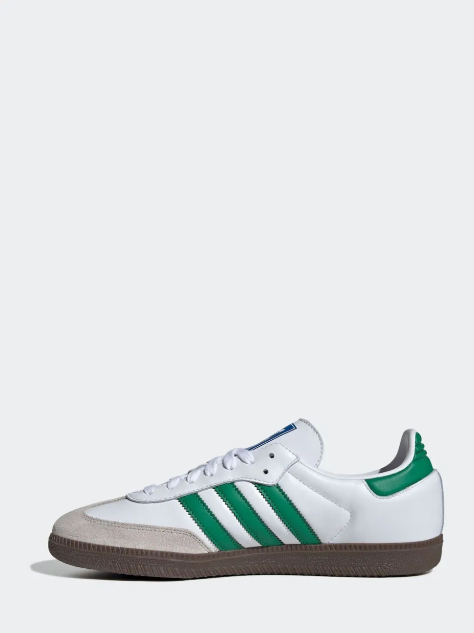 adidas Originals White/Green Samba Trainers