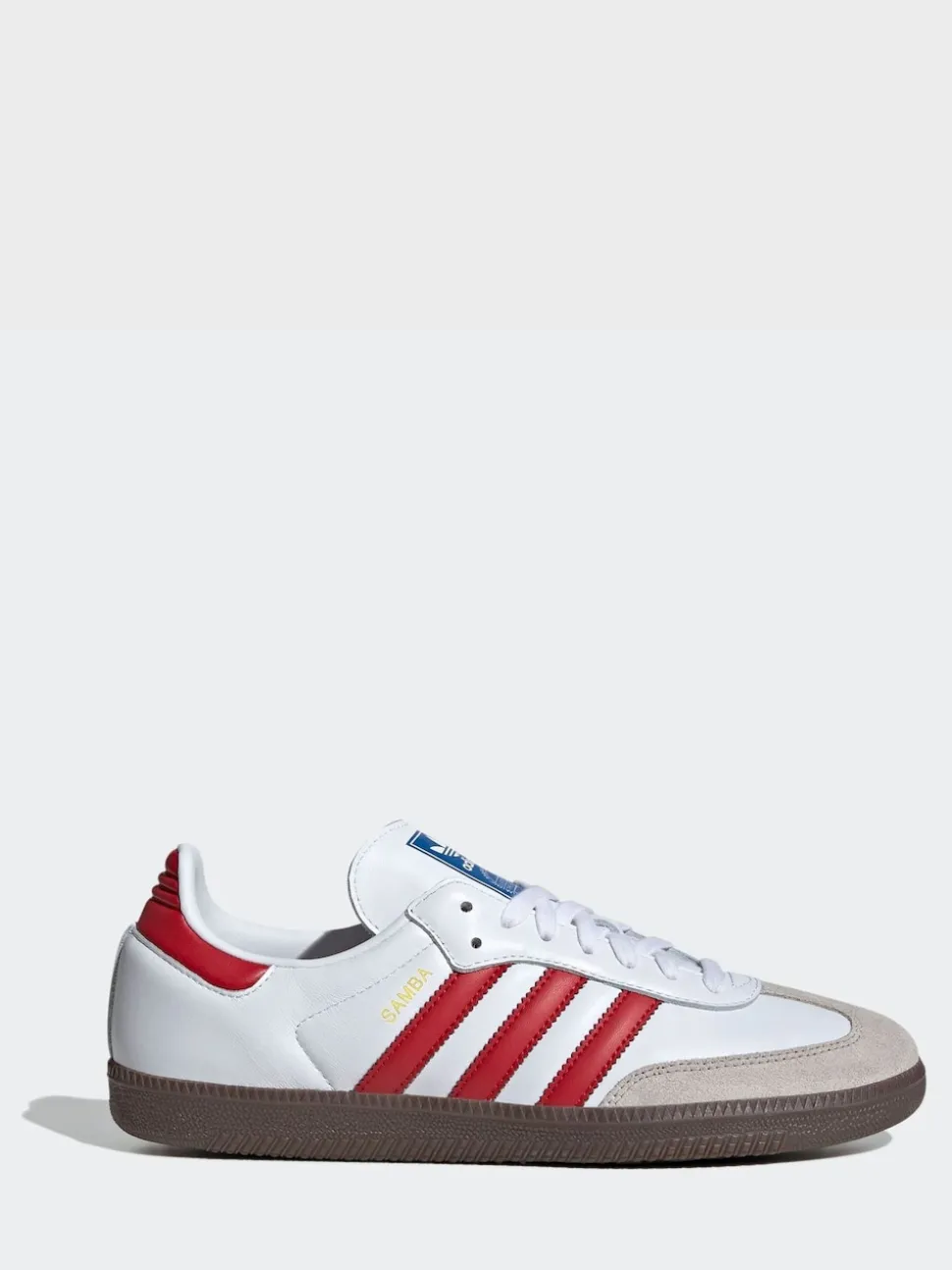adidas Originals White/Red Samba Trainers