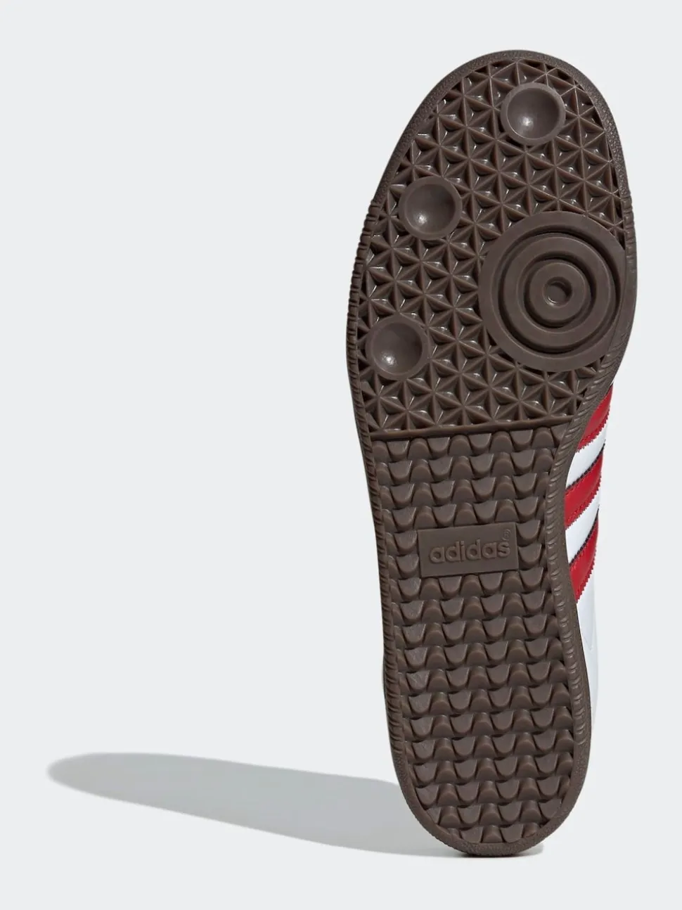 adidas Originals White/Red Samba Trainers