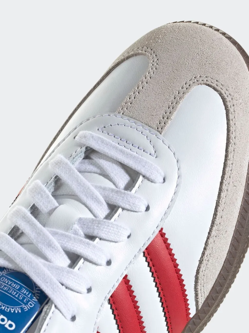 adidas Originals White/Red Samba Trainers