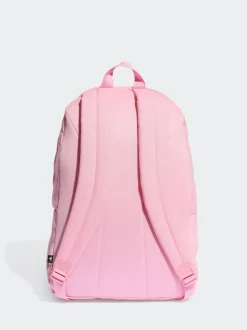 adidas Pink Classic 3 Bar Logo Backpack
