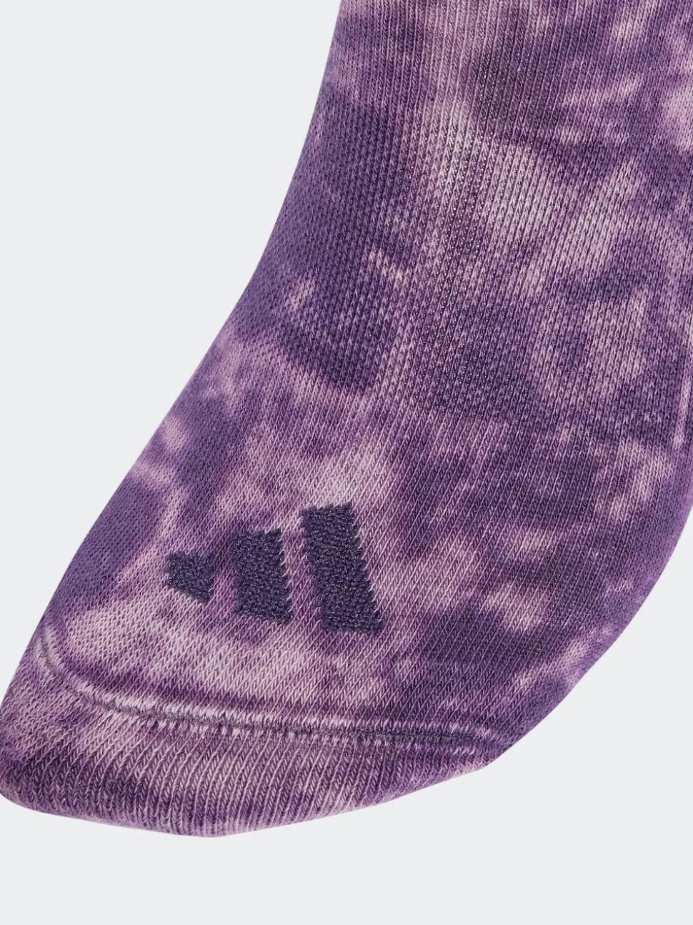 adidas Purple Stonewash Crew Socks 3 Pack