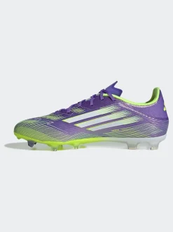 adidas Purple/White Adult F50 League Firm/Multi Ground Boots
