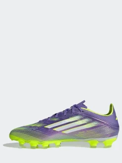 adidas Purple/White Adult F50 Pro Ground Boots