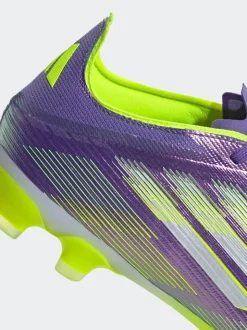 adidas Purple/White Adult F50 Pro Ground Boots