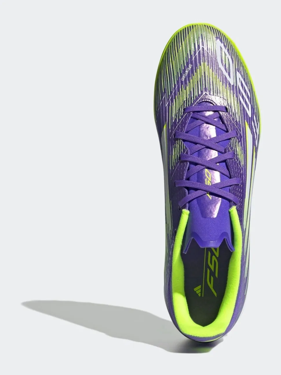 adidas Purple/White Adult F50 League Turf Boots