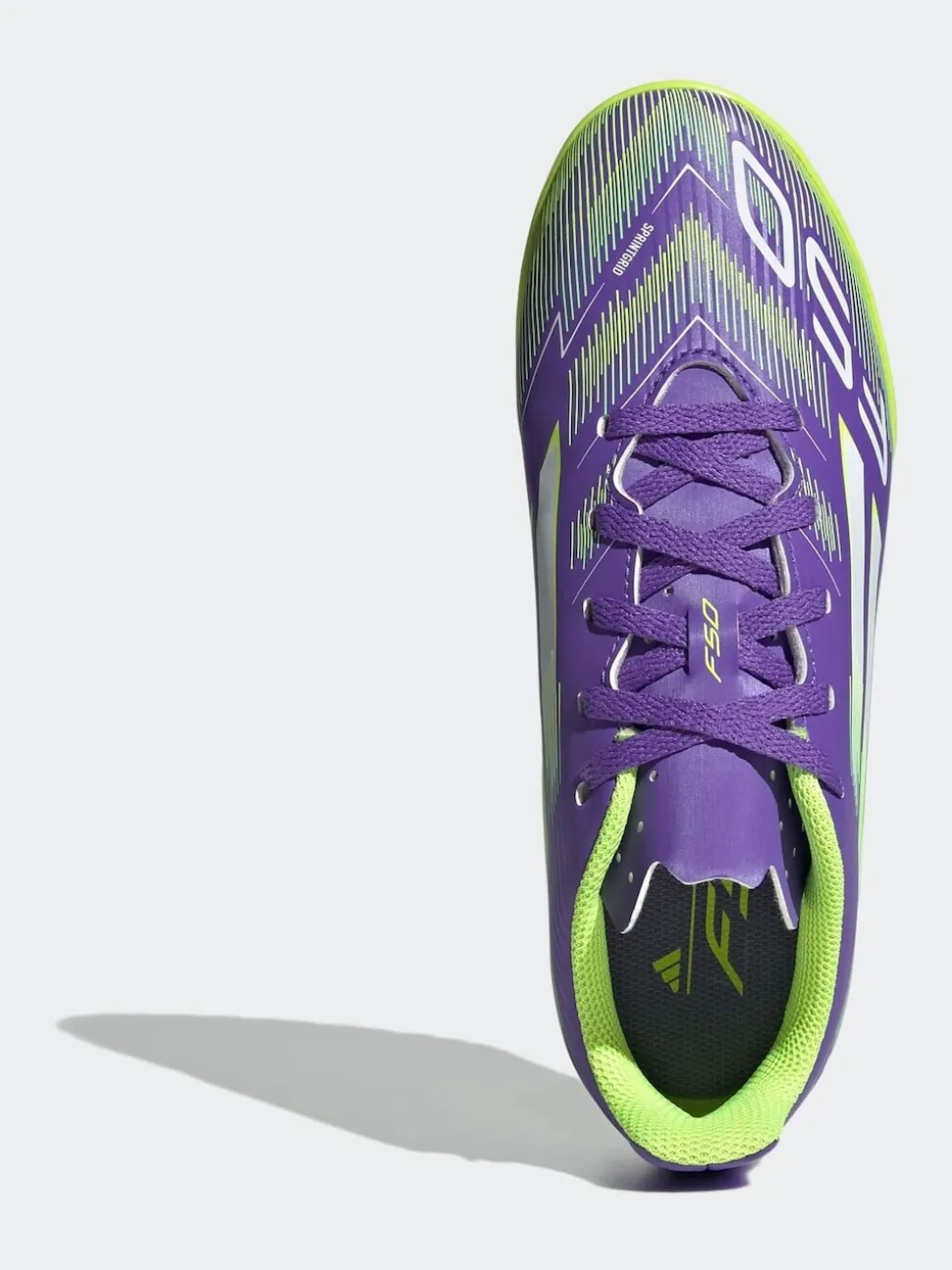 adidas Purple/White Kids F50 Club Turf Boots