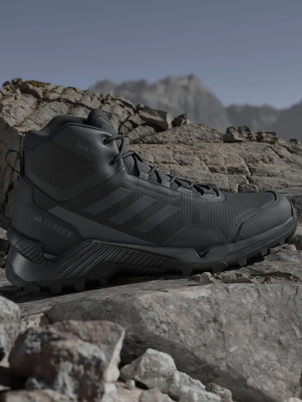 adidas Terrex Black Eastrail 2.0 Mid RAIN.RDY Hiking Boots