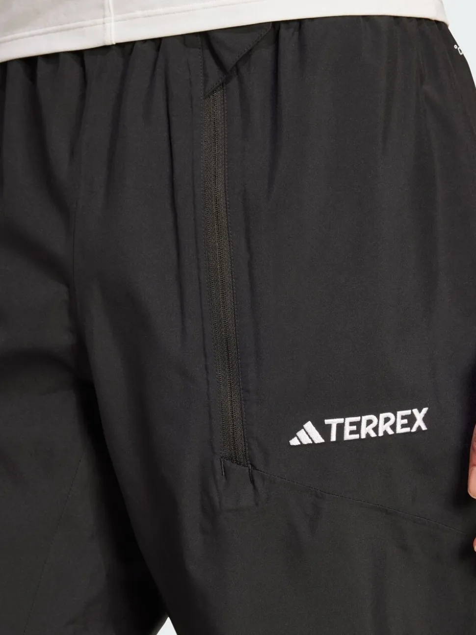 adidas Terrex Black Multi Climaproof Two-Layer Rain Joggers 2.0