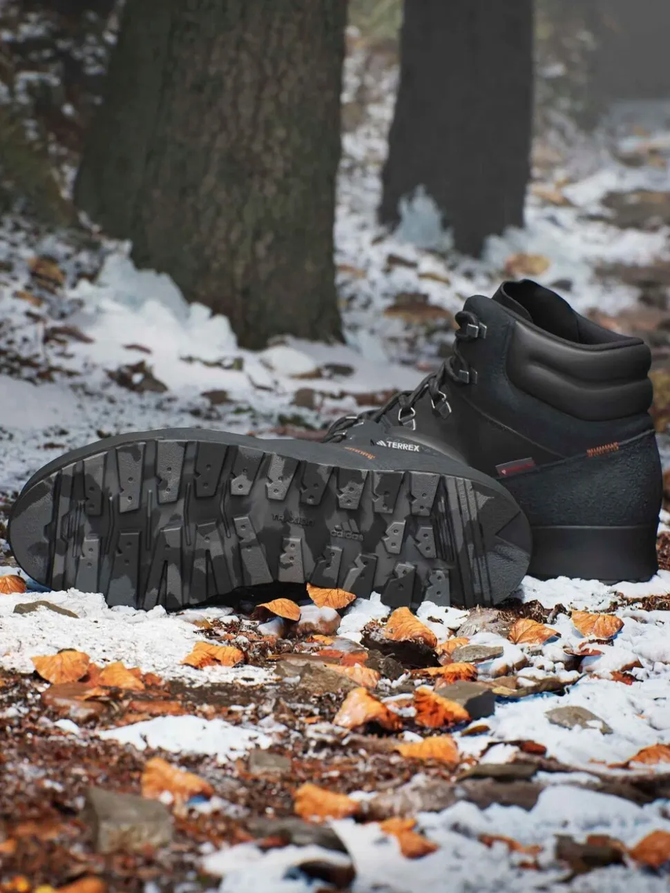 adidas Terrex Black Snowpitch Cold.Rdy Hiking Trainer