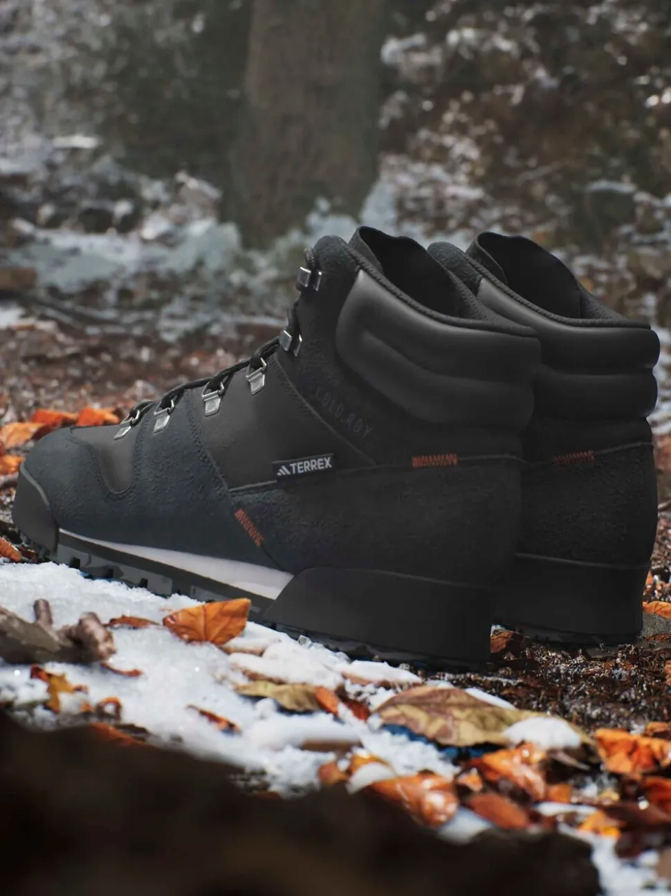 adidas Terrex Black Snowpitch Cold.Rdy Hiking Trainer