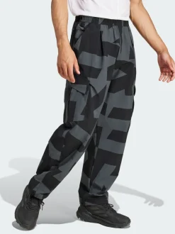 adidas Terrex Black Xploric Cargo Printed Joggers