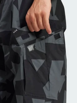 adidas Terrex Black Xploric Cargo Printed Joggers
