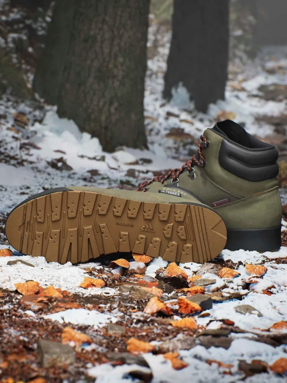 adidas Terrex Green Snowpitch Cold Rdy Hiking Boots