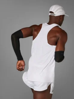 adidas White Adizero Essentials Running Tank Top