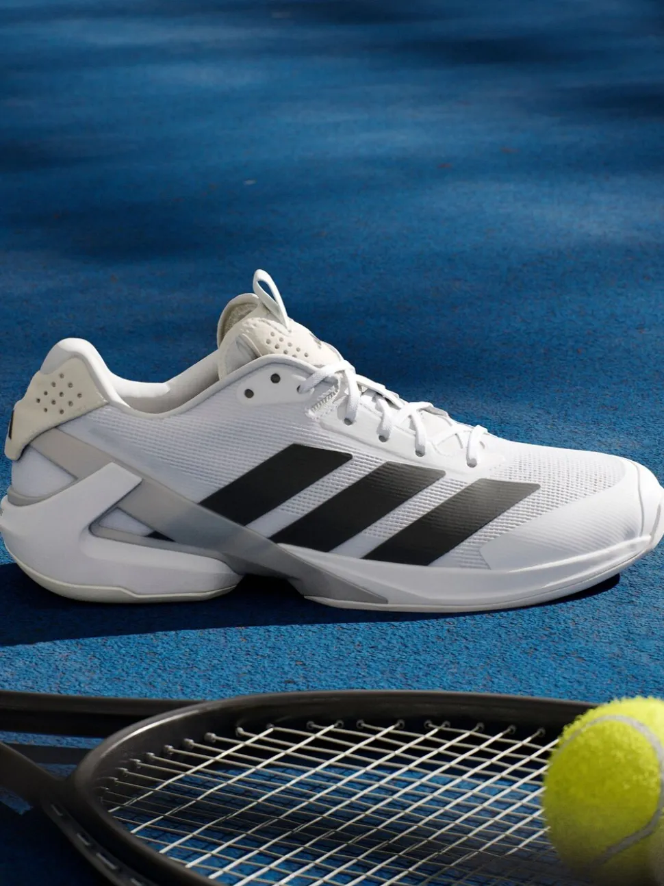 adidas White Adizero Ubersonic 5 Tennis Shoes