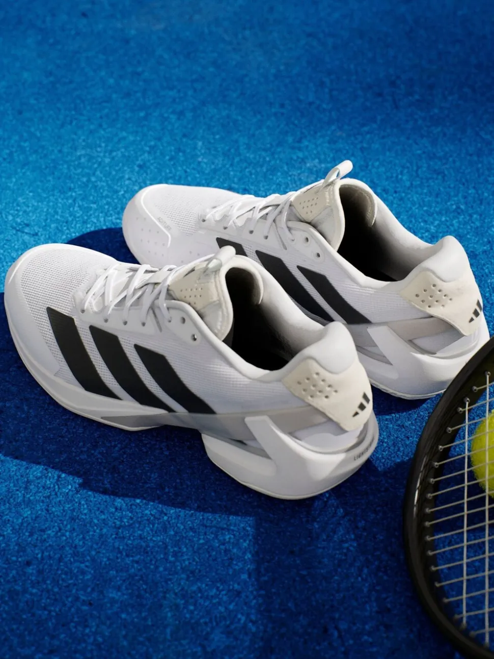 adidas White Adizero Ubersonic 5 Tennis Shoes