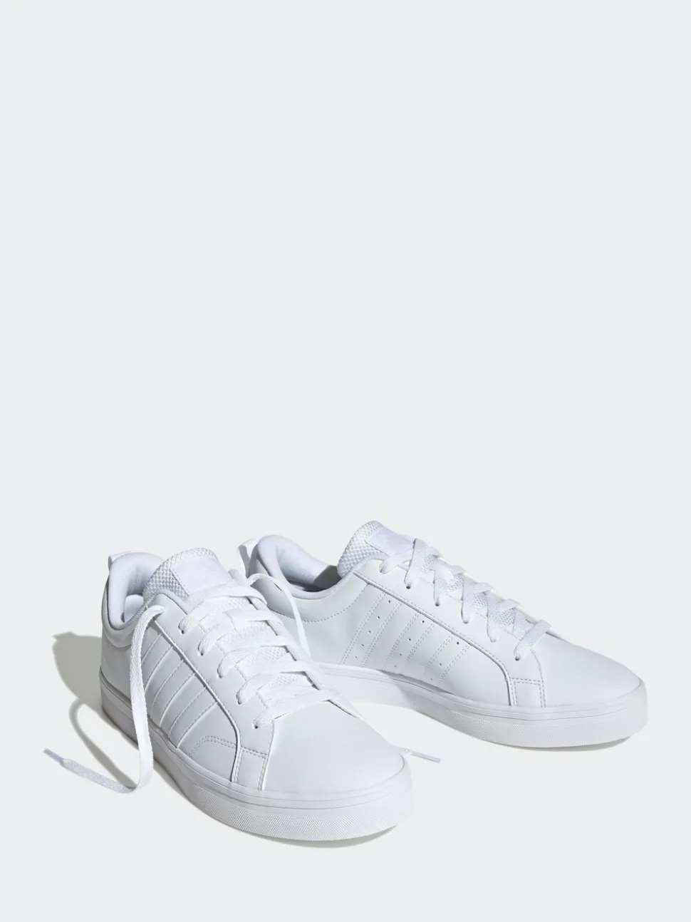 adidas White Chrome VS Pace Trainers
