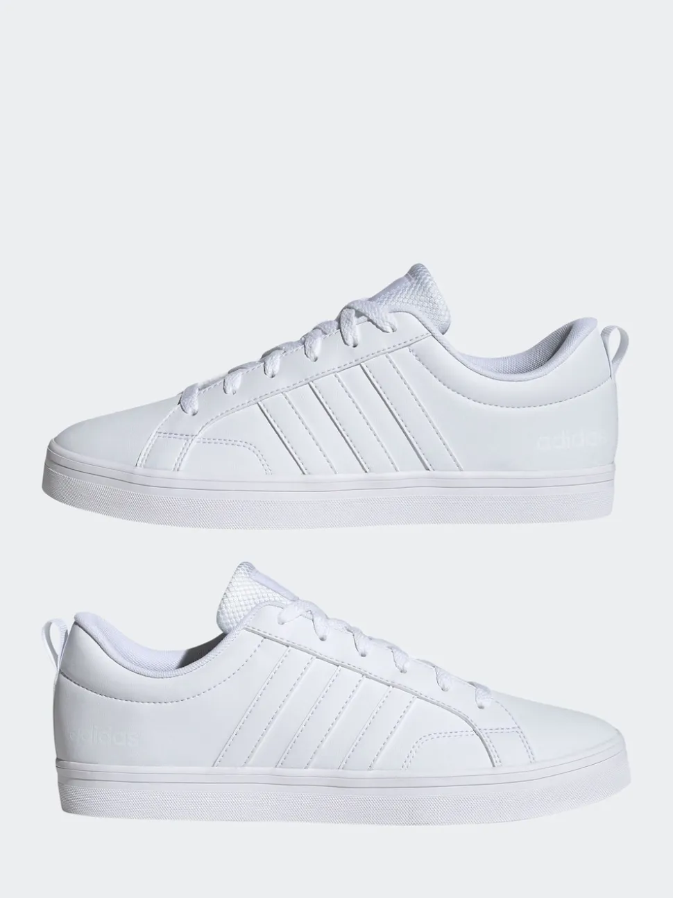 adidas White Chrome VS Pace Trainers