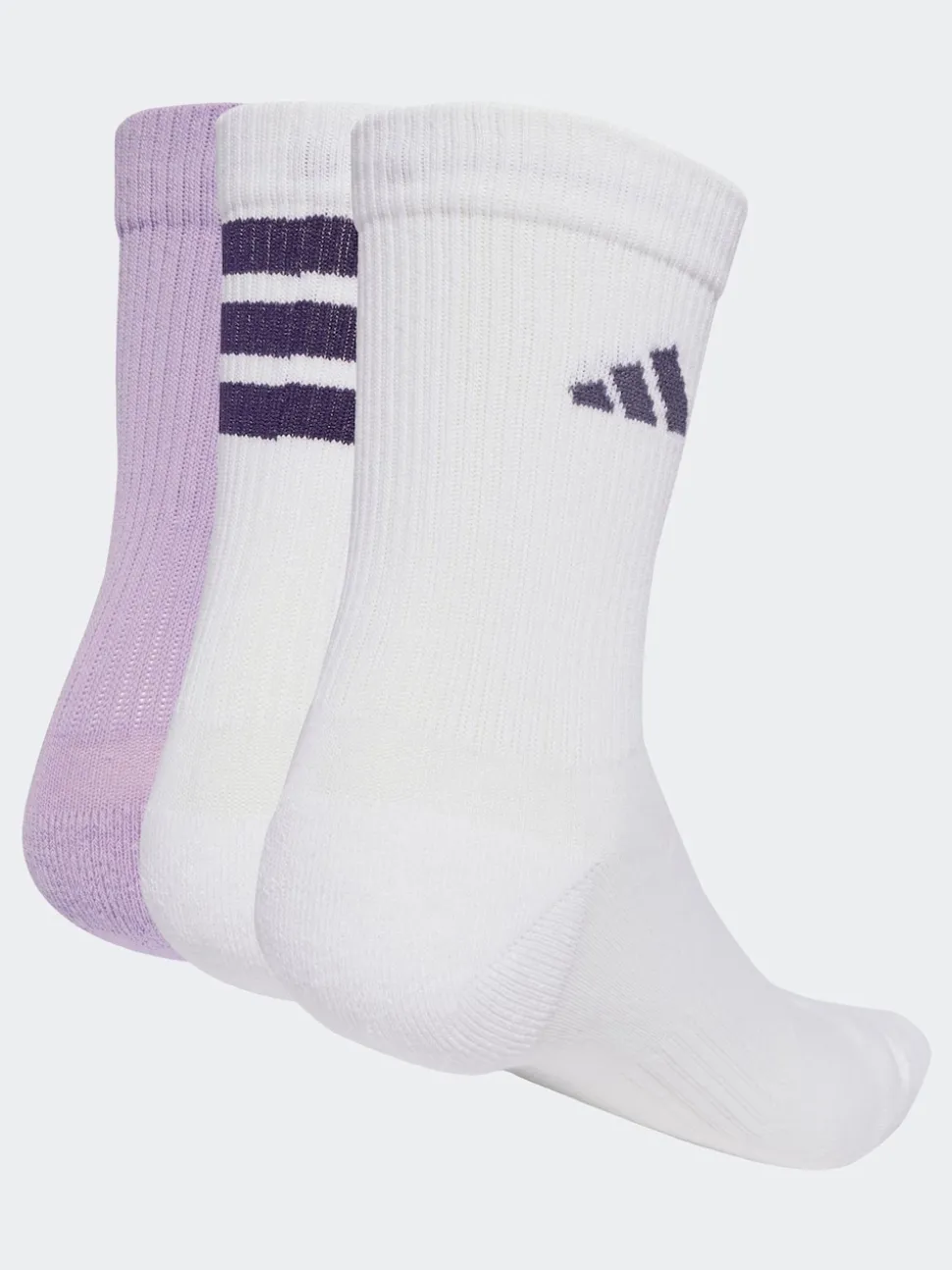 adidas White Ecru Logo Socks 3 Pack