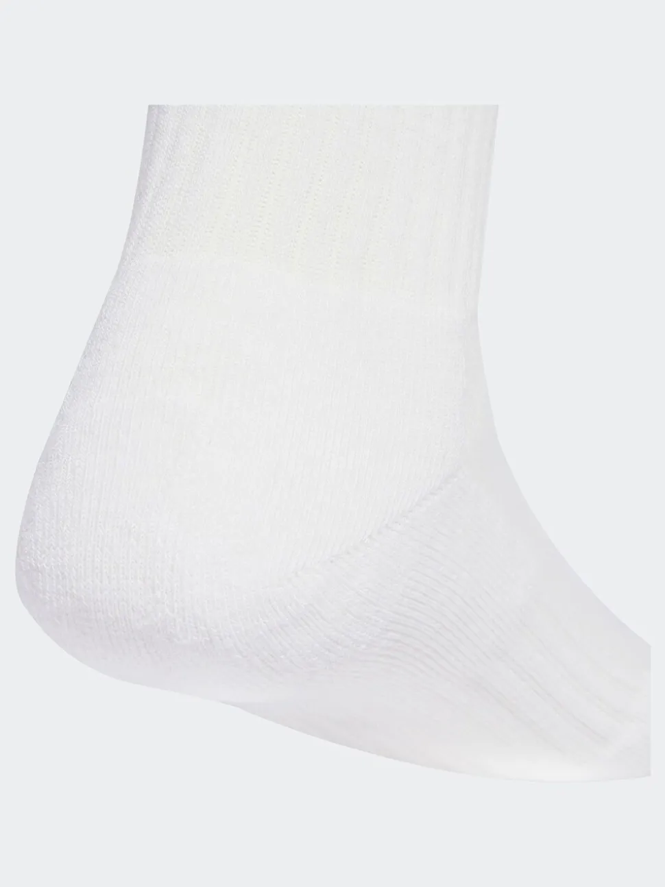 adidas White Ecru 3-Stripe Crew Length Socks 3 Pack