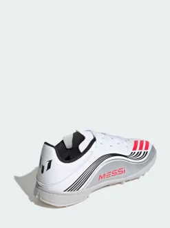 adidas White F50 Messi League Turf Boots