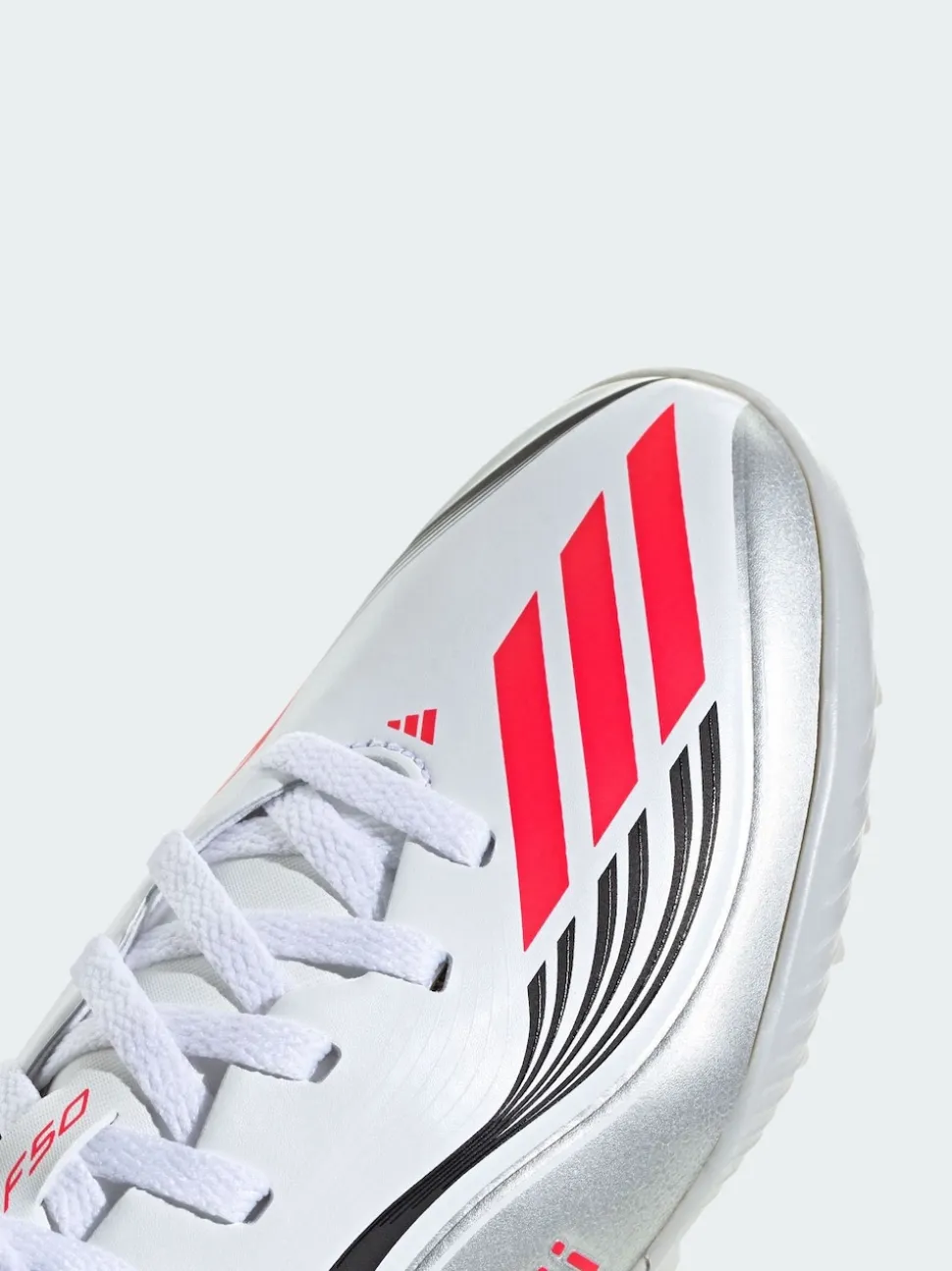 adidas White F50 Messi League Turf Boots